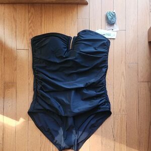 DKNY Black One Piece Swimsuit- Women's Size XXL